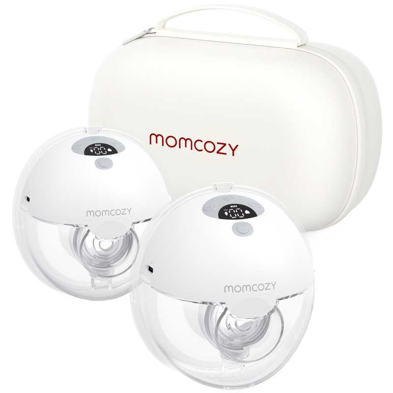 odsávač mléka Momcozy M5 Dvojitý Šedý, 160ml