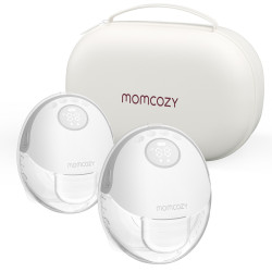 Extractor de Leche Momcozy M6 Doble Gris, 180ml