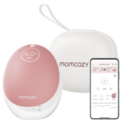 Extrator de Leite Momcozy M9 Individual Vermelho, 150ml