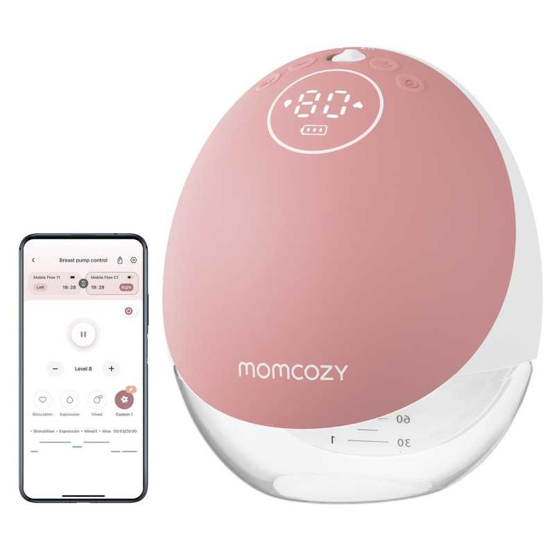 Maminátor Momcozy M9 Jednoduchý Červený, 150ml - Obrázek 3