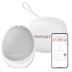 Elektrická odsávačka mléka Momcozy M9 Jednoduchá Šedá, 150ml - Obrázek 3