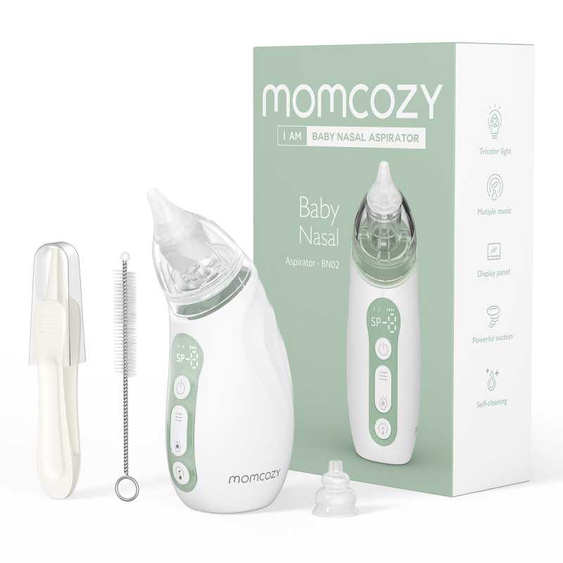 Aspirador Nasal para Bebés Momcozy BN02 Verde - Imagem 3