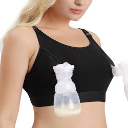 MOMCOZY YN08 HANDS-FREE PUMPING BRA BLACK M