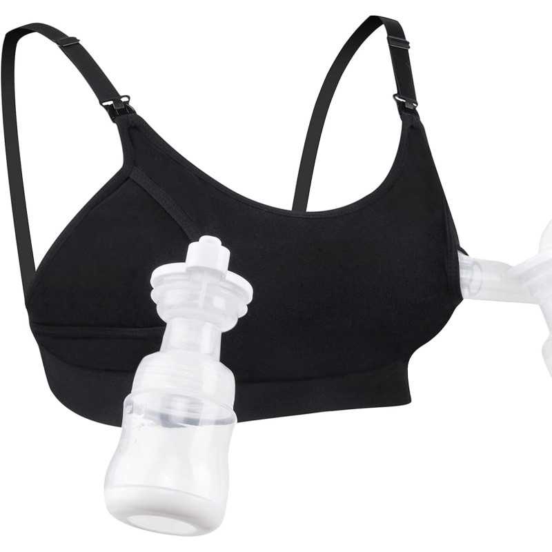 MOMCOZY YN08 HANDS-FREE PUMPING BRA BLACK XL - Imagem 2