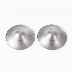 MOMCOZY NS005 999 SILVER NURSING SHIELD 45MM 2 PCS REGULAR