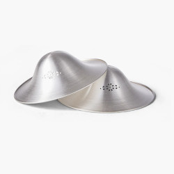 MOMCOZY NS005 999 SILVER NURSING SHIELD 55MM 2 PCS XL - Imagem 2
