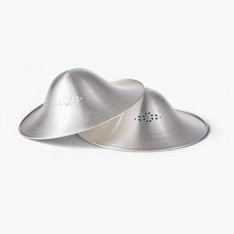 MOMCOZY NS005 999 SILVER NURSING SHIELD 55MM 2 PCS XL - Imagem 2