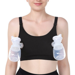MOMCOZY YN08 HANDS-FREE PUMPING BRA BLACK S