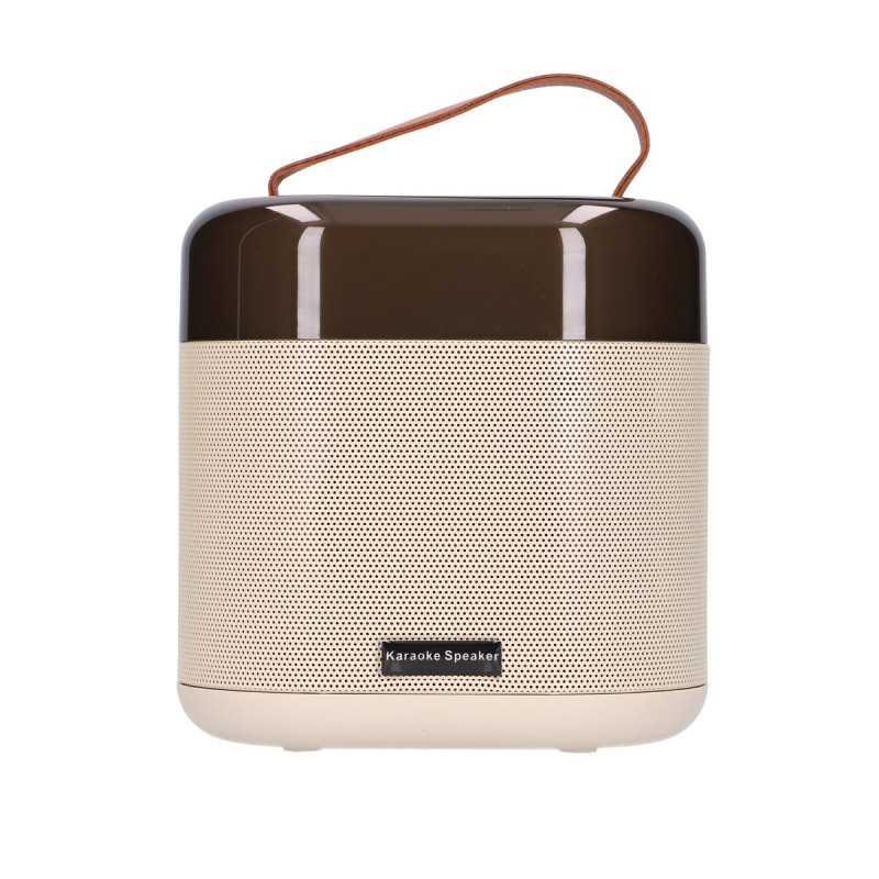 Комплект караоке Extralink Kids LED динамик 1x микрофон белый, Bluetooth динамик, 1 микрофон, AUX, слот для карты памяти, RGB по - Изображение 3