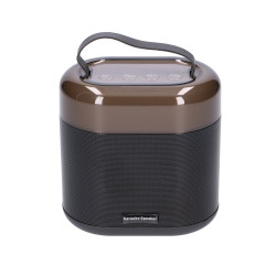 Extralink Kinder Karaoke Set LED Lautsprecher 1x Mic Schwarz, Bluetooth, AUX, Micro-SD-Kartensteckplatz, RGB-Beleuchtung - Bild 3