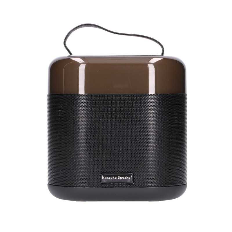 EXTRALINK KIDS KARAOKE LED SPEAKER 2 MICROPHONES BLACK - Immagine 4