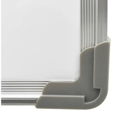 Lavagna magnetica bianca cancellabile a secco 120 x 90 cm + accessori - Immagine 5
