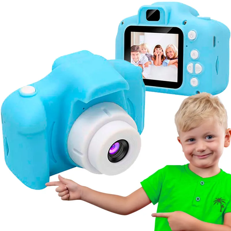Denver KCA-1330 MK2 Blue Kids digital camera 2" LCD screen, 400mAh battery