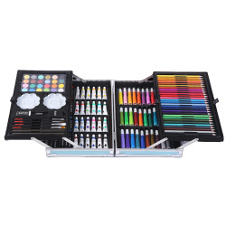 Conjunto de Pintura Extralink para Crianças, Artístico e Criativo 145 Peças Grande Mala - Imagem 2