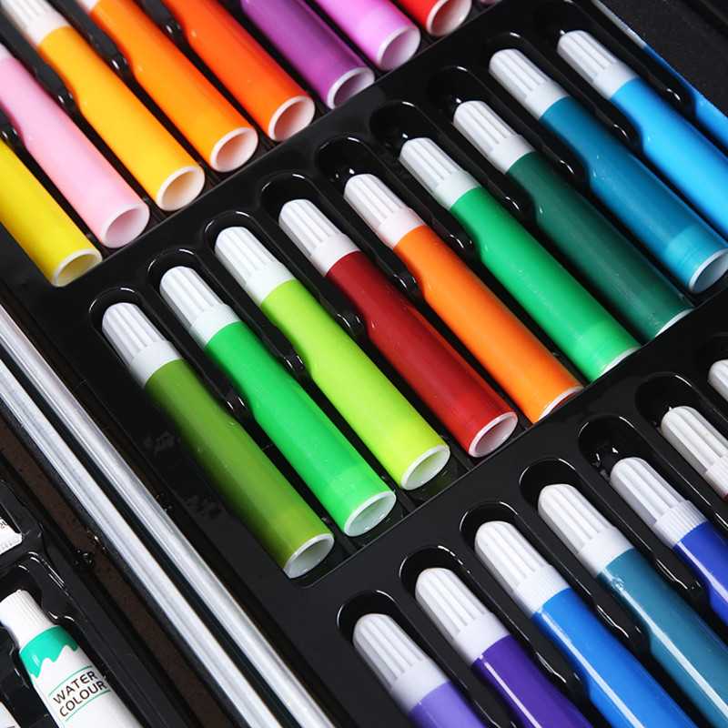 Conjunto de Pintura Extralink para Crianças, Artístico e Criativo 145 Peças Grande Mala - Imagem 5
