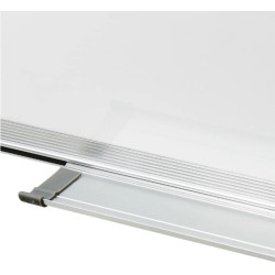 Lavagna magnetica bianca cancellabile a secco 60 x 90 cm + accessori - Immagine 5