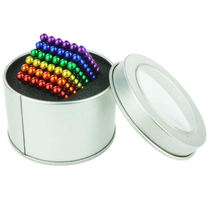 Esferas Magnéticas Extralink Neocube, 216 Piezas de 5mm Arcoíris - Imagen 2