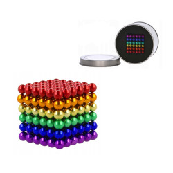 Extralink Neocube Magnetische Kugeln, 216 Stück 5mm Regenbogen - Bild 3