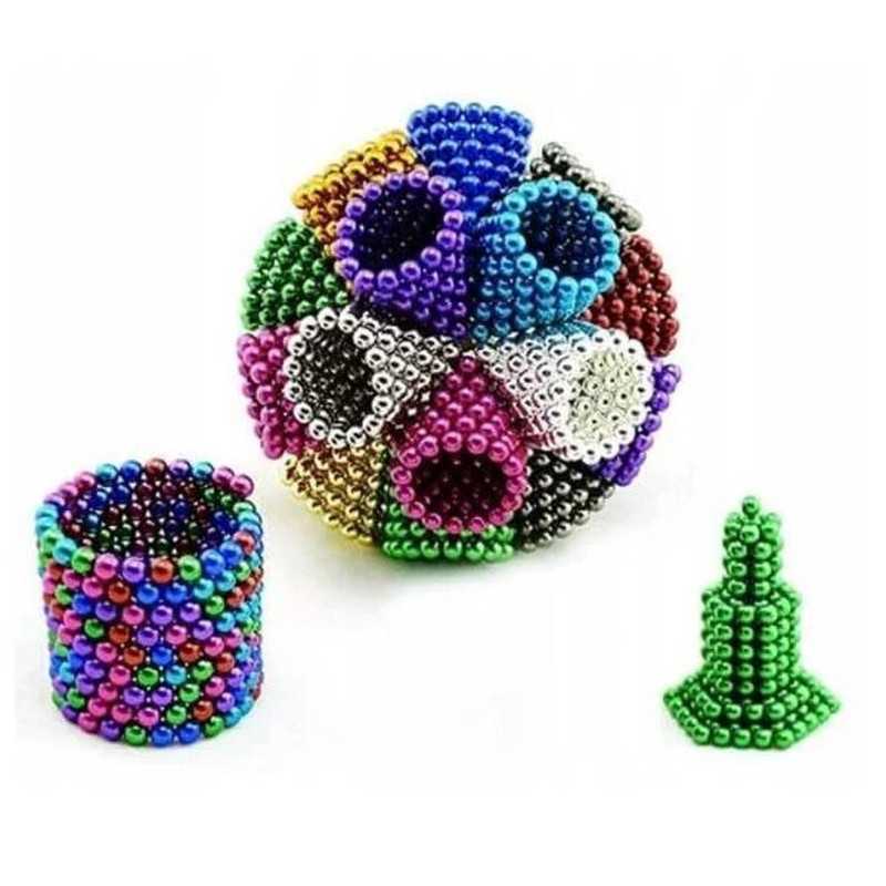 Esferas Magnéticas Extralink Neocube, 216 Piezas de 5mm Arcoíris - Imagen 5