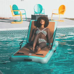 Extralink Inflatable Water Lounger, 245x91x15cm - Image 4