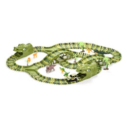 Büyük Yarış Pisti, Dino Park Extralink Toys, Araba, Dinozor, Dinozor Parkı, XXL, 240 Parça - Görsel 2