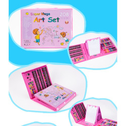 Kit Artístico Extralink para Pintura, 208 Peças - Imagem 4
