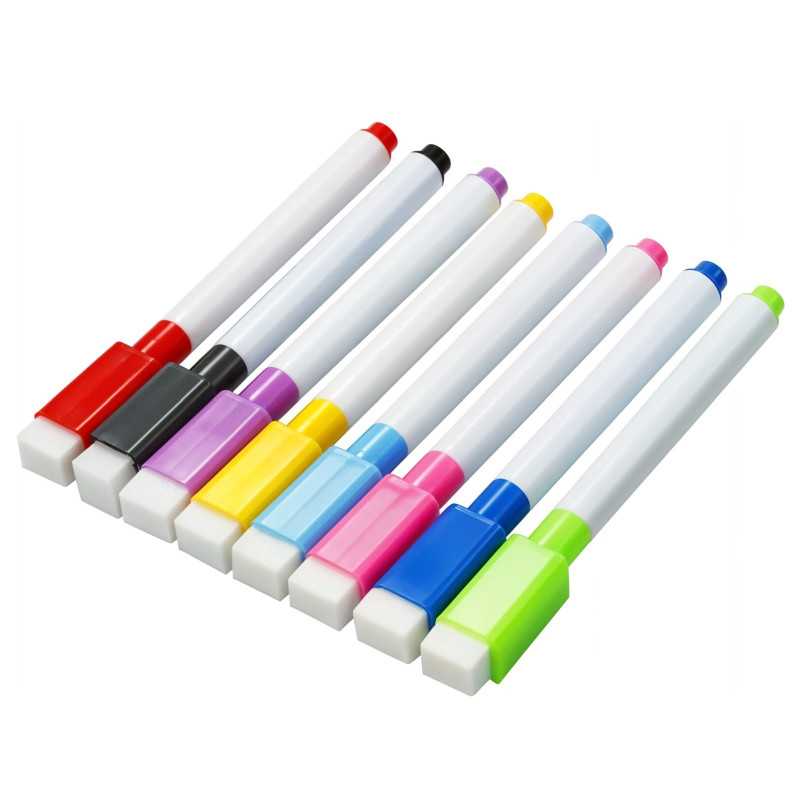 EXTRALINK ZESTAW MARKERÓW WHITEBOARD MARKER 8 KOLORÓW 8 SZTUK - Immagine 2