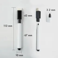 Extralink | Zestaw markerów | whiteboard marker 8 kolorów 8 sztuk - Zdjęcie 6