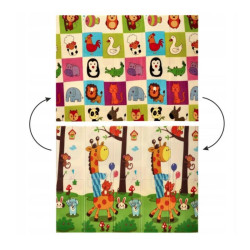 Manta Educativa Reversible Extralink, 150x200x1 cm Plegable Animales + Bolsa de Transporte - Imagen 3