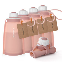 Momcozy MS013 5 sztuk | Silikonowe woreczki do...