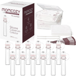 MOMCOZY BC010 COLOSTRUM REUSABLE BREAST MILK COLLECTOR 12PCS