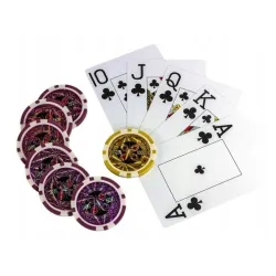 Extralink | Premium Poker Set | 300 Chips, 2 Kartendecks, Würfel, Koffer - Bild 6