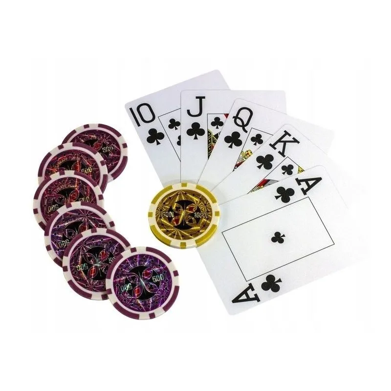 Extralink | Conjunto de poker Premium | 300 fichas, 2 baralhos, dados, maleta - Imagem 6