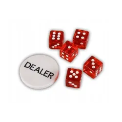 Extralink | Conjunto de poker Premium | 300 fichas, 2 baralhos, dados, maleta - Imagem 7