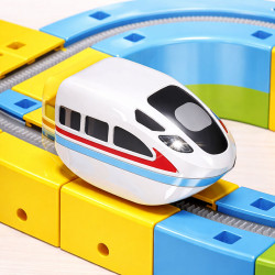 EXTRALINK TOYS ZESTAW TORÓW MAGNETYCZNYCH KOLEJKA MAGNETYCZNA MAGNETIC LEVITATION (150 SZT.) - Imagem 3