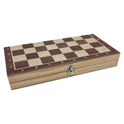 EXTRALINK TOYS DREWNIANE SZACHY 3W1 WARCABY + SZACHY+ TRYKTRAK - Imagem 6