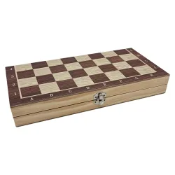 EXTRALINK TOYS DREWNIANE SZACHY 3W1 WARCABY + SZACHY+ TRYKTRAK - Imagem 6