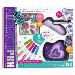 EXTRALINK TOYS ELEKTRYCZNY ZESTAW DO MALOWANIA NATRYSKOWEGO AIRBRUSH PEN - Görsel 2