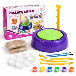 EXTRALNIK TOYS KOŁO GARNCARSKIE ZESTAW KREATYWNY Z GLINA...