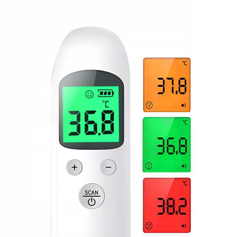 Extralink Smart Life F-01 Temassız Termometre, Beyaz - Görsel 5