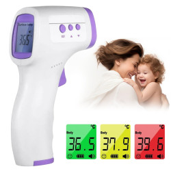 Extralink Smart Life T003 Temassız Termometre, Beyaz