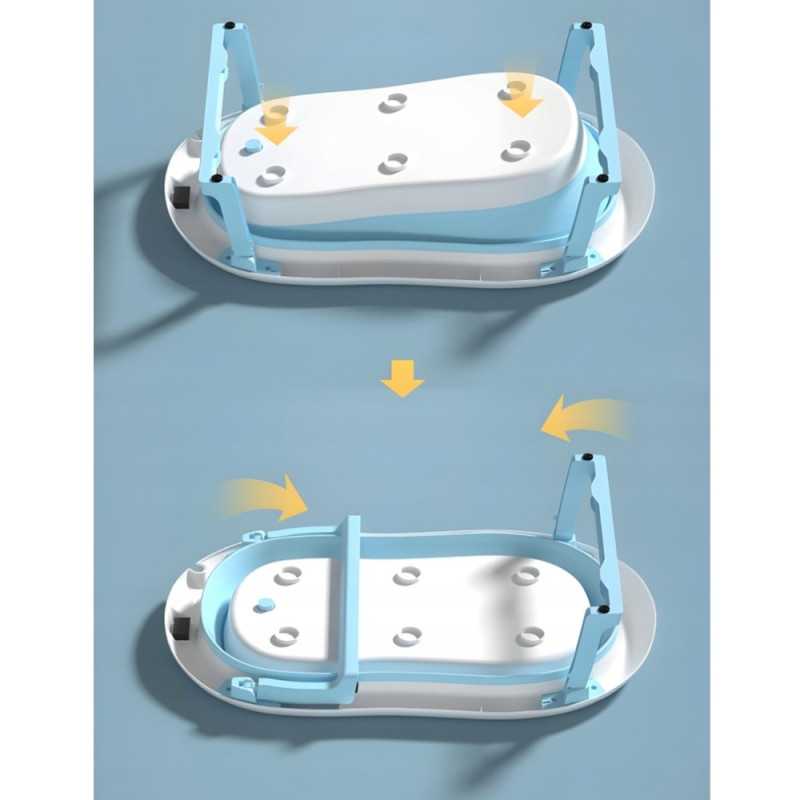 Ванночка Extralink Kids, синяя с LED термометром - Изображение 3