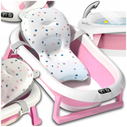 Banera Extralink Kids, Rosa con Term&oacute;metro LED