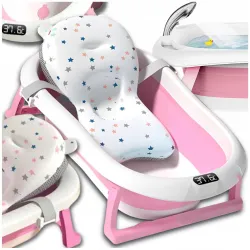 Extralink Kids | Bathtub | pink with LED thermometer