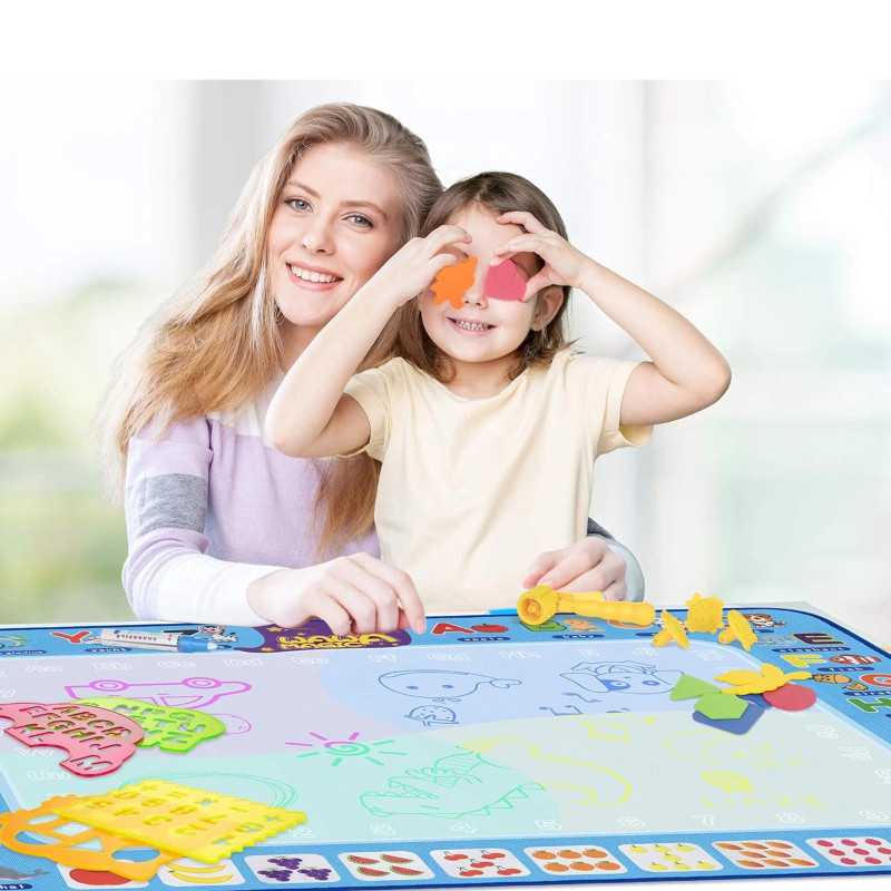 Extralink Water Drawing Mat, Large Sensory Board for Painting and Drawing 120x73 - Image 2