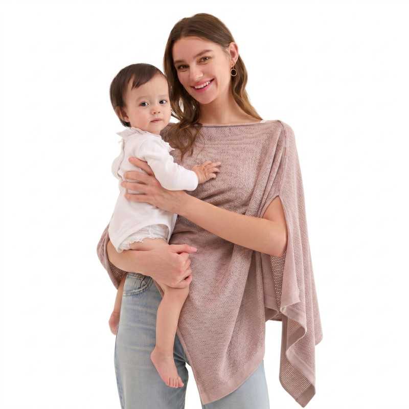 Momcozy FV005 | Osłona do karmienia | Brązowa