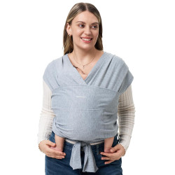 MOMCOZY M20SSCJ01 BABY WRAP CARRIER GREY