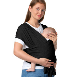 Momcozy M20SSCJ01 Baby Wrap Carrier Black | Nosidełko |...