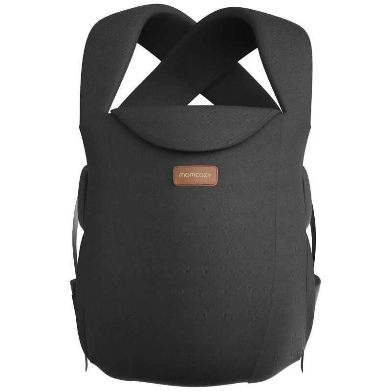 MOMCOZY CB002 WEESNUG NEWBORN CARRIER COTTON BLACK