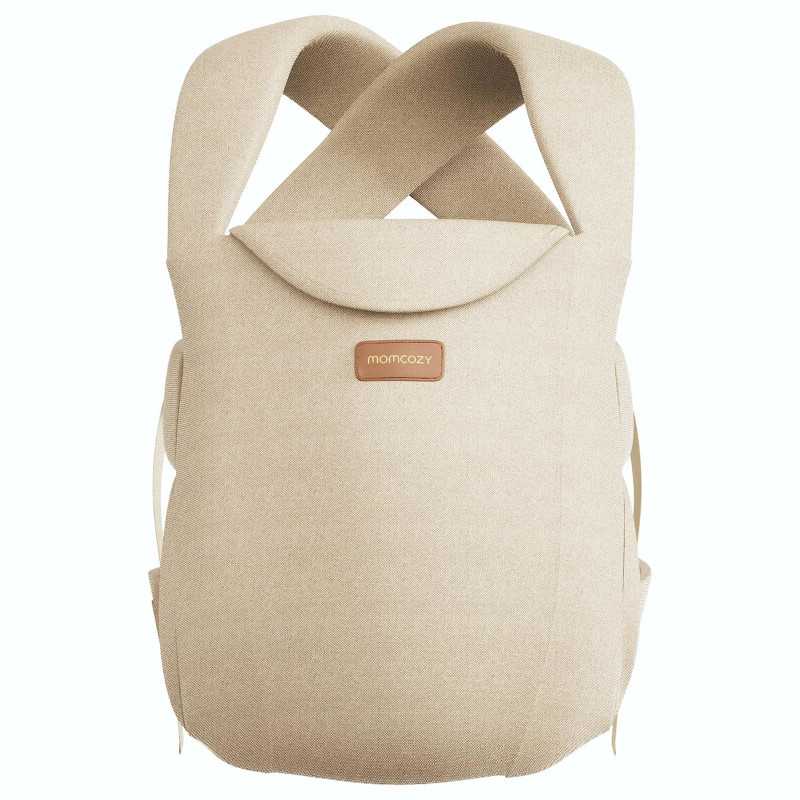 Momcozy CB002 WeeSnug Newborn Carrier Cotton Khaki | Nosidełko dla noworodków | Khaki, bawełniane, ergonomiczne